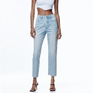 Zara straight leg jeans.